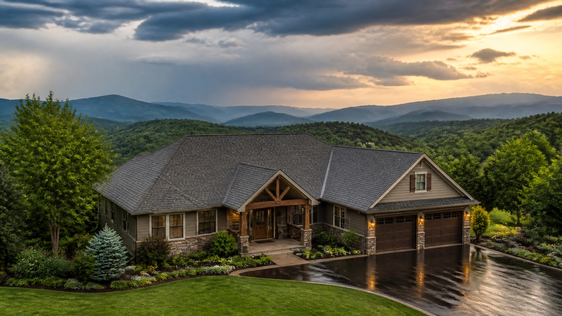 Daily Weather Blitz – Slot 2: Asheville, NC : August 22, 2026: From 5-Inch Rain Rates to Sunny Skies & What Blue Ridge Weather Does to Your Roof